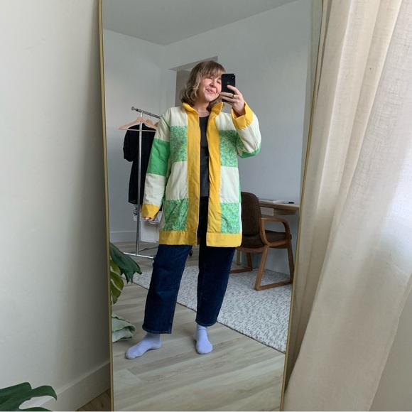 Colorful Patchwork Quilted Jacket - Picture 3 of 7